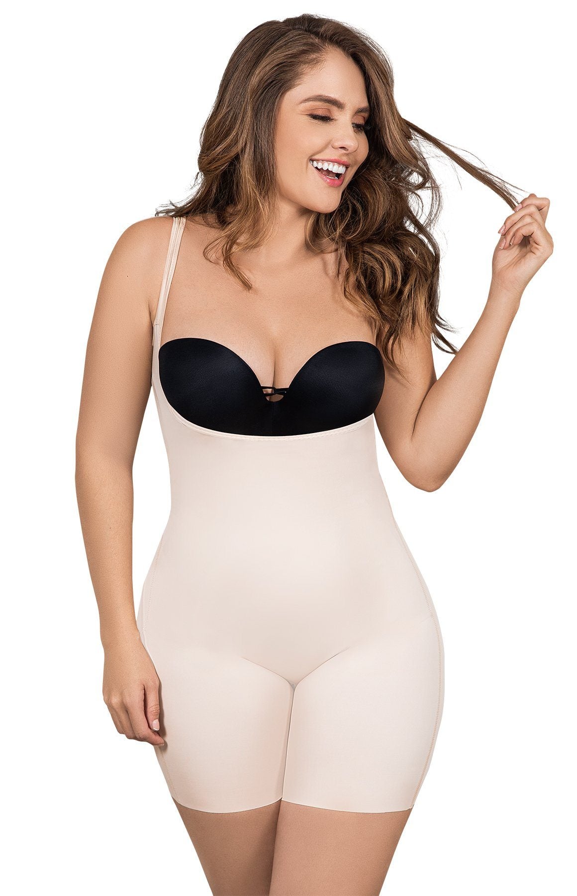 MID-THIGH SEAMLESS SHAPER - Silhouettes and Curves